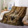 1 Pezzo Coperta in Flanella con Stampa Cartone Animato, Alta Qualità Confortevole per Tutte le Stagioni, Decorazione per la Casa, Calore e Comfort, Perfetta per Regalo di Natale Compleanno