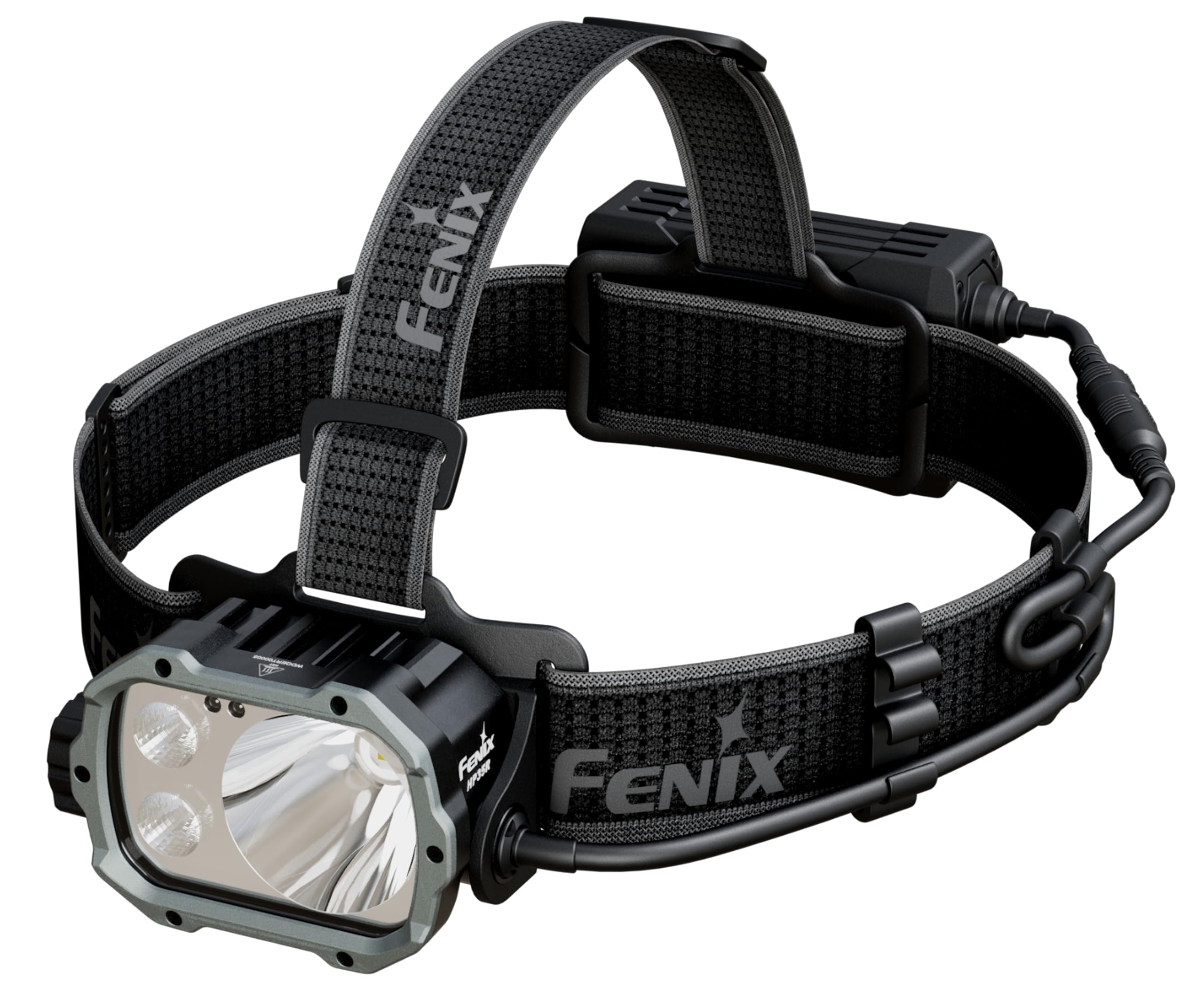 

Fenix HP35R Max 4000 Dual Professional IP66 for Rescue and Search Headlamp, Lumens, (Built-in), USB-C Rechargeable, Grade, Waterproof, (Standard) чорний