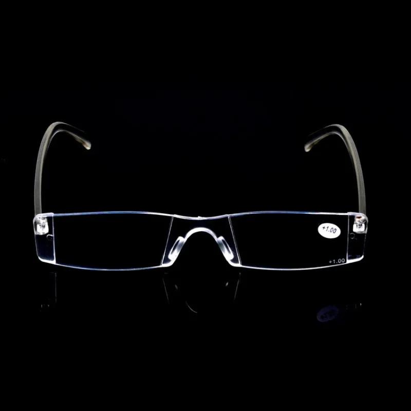 Reading Eyewear Fashion Transparent Reading Glasses Unisex Ultra Light Pc Presbyopia Glasses +1.0+1.5+2.0+2.5+3.0+3.5+4.0
