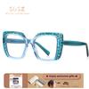 SUSZ  New Fashion Cat Eye Women Anti Blue Light Reading Glasses Myopia Hyperopia Customizable Prescription Progressive Glasses