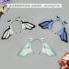 Halloween Fantasie Kreatur Kopfschmuck Gotischer Engel Motte Schafsohr Cosplay Requisite Comic Con