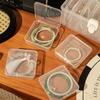 1Pcs Transparent Bracelet Box Flip Cover Plastic Case Durable Jewelry Storage Box