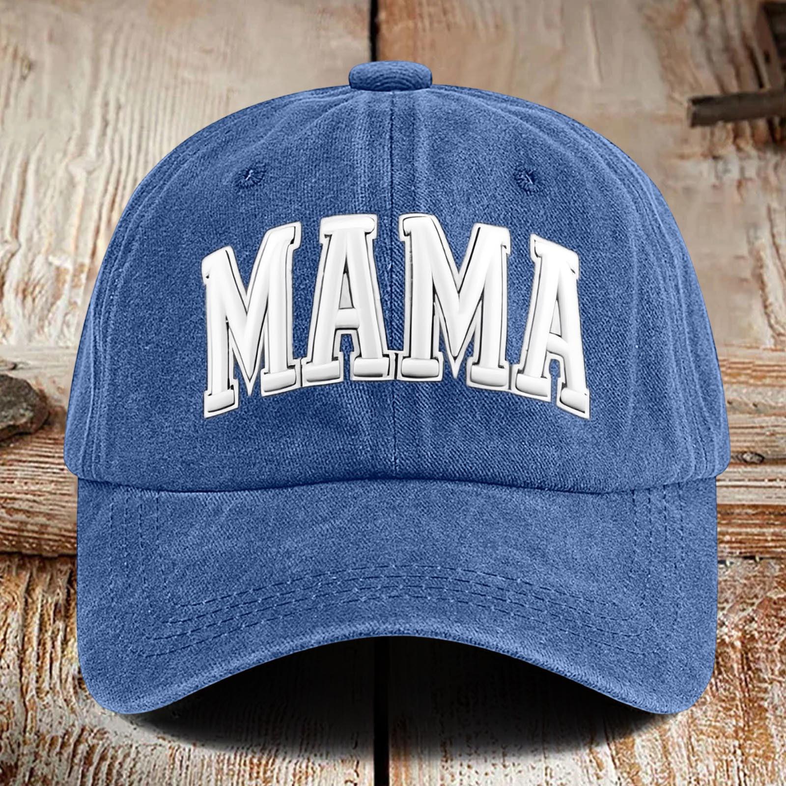 

Washed Cotton Printed Hat For Vintage Baseball Cap And Soft Top Hat One Size