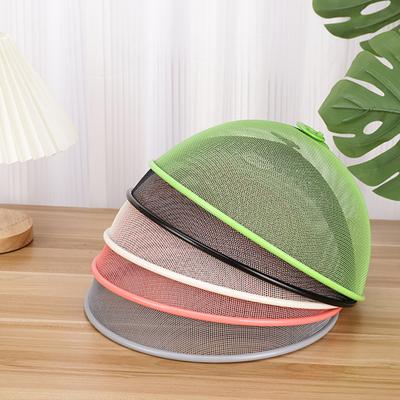 2Pcs Food Cover Portable Handle Dustproof Universal Convenient Table Outdoor Picnic Food Cover Tent Net Kitchen Supplies