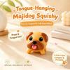 Vinyl Material Puppy Vinyl Ornament Out Its Tongue Pendant Decoration  Gift For Dog Lovers