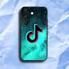 TikTok Musical Logo For Samsung Galaxy S25 S24 S23 Ultra S22 S21 Plus S20 Black Soft Silicone Protective Case