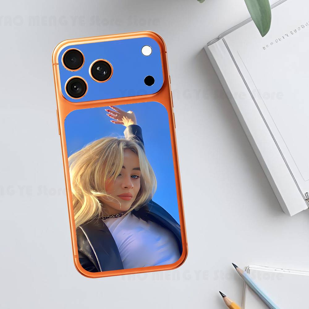 

Hot Singer S-Sabrina Actor Carpenter Plain Decal Skin For IPhone17 Pro ProMax Back Film Cover Wrap Anti-scratch Durable Sticker iPhone17pro
