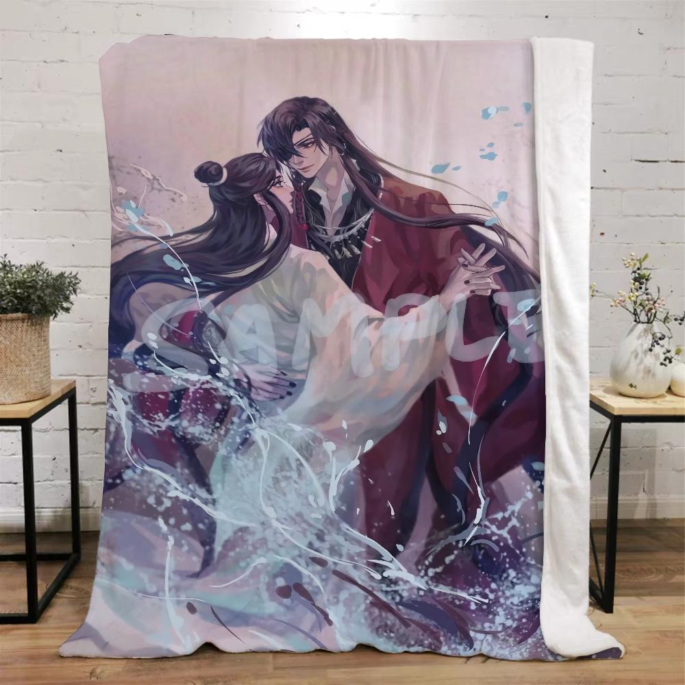 Heaven Official’s Blessing Kinderdecke Bett Innenraum für Zuhause Luxus Decken & Überwürfe Flauschiger Plaid Strandtuch Überwurf Knie Weich