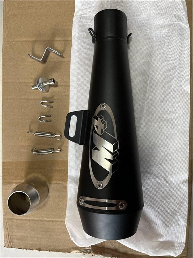 Universal M4 Motorcycle Exhaust for Kawasaki, Yamaha, and Sportbikes