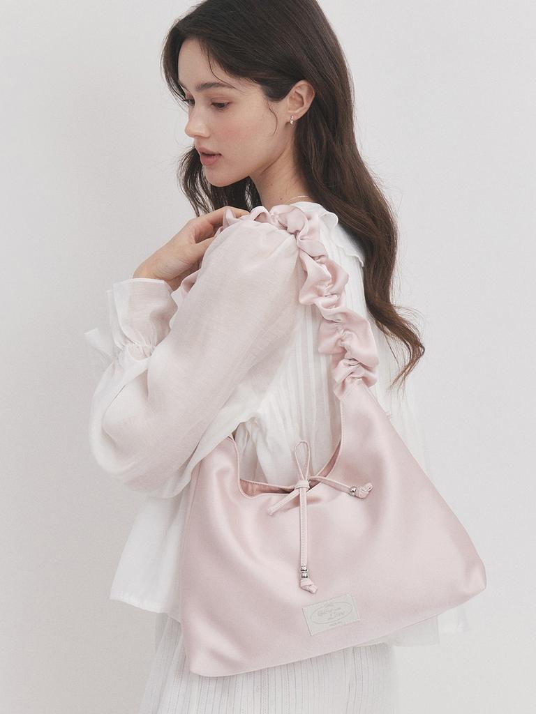Engbrox Bloom Shirring Shoulder Bag_2 Colors