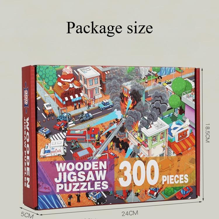 Wooden Jigsaw Puzzles for Kids Early Learning Educational Dinosaur Animal Toy