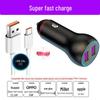 120W Dual Car Charger for Xiaomi and Apple - Super Fast Charging Adapter