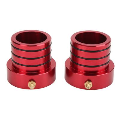 2pcs Front Axle Tube Seal Set Billet Aluminum Oxidation Resistance Replacement for Jeep Wrangler