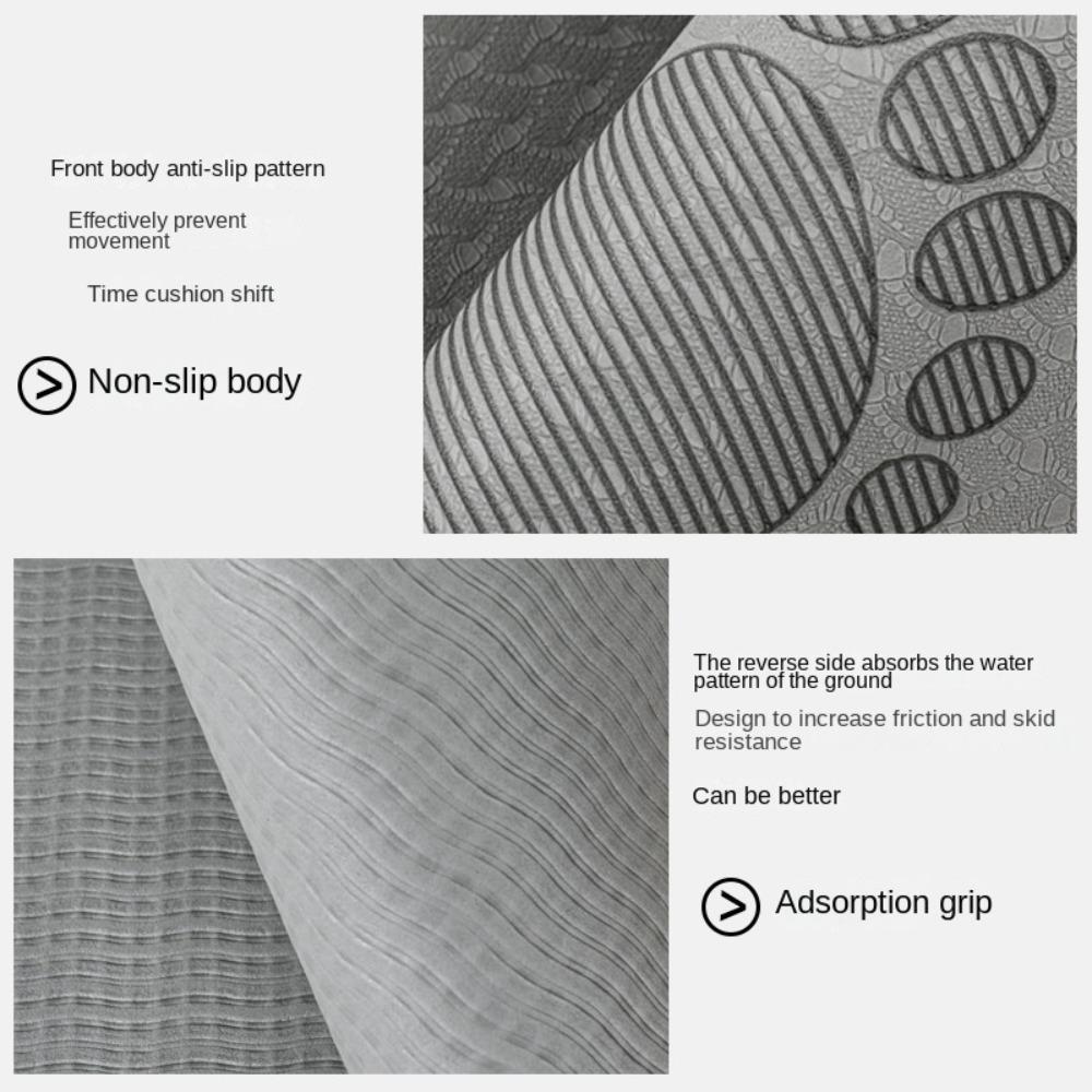 Non Slip Yoga Fitness Mats Cushioning Skipping Mat Fitness Carpet Jump Rope Mat  Yoga