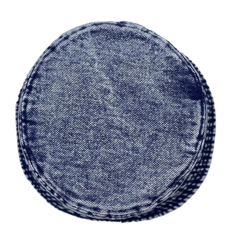 Bulk Designer Luxury Washed Vintage Jean Adult Bucket Hats for Men and Women Custom Denim Bucket Caps