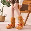 Thickened Floor Socks Lambswool Stockings Cute Socks  Female