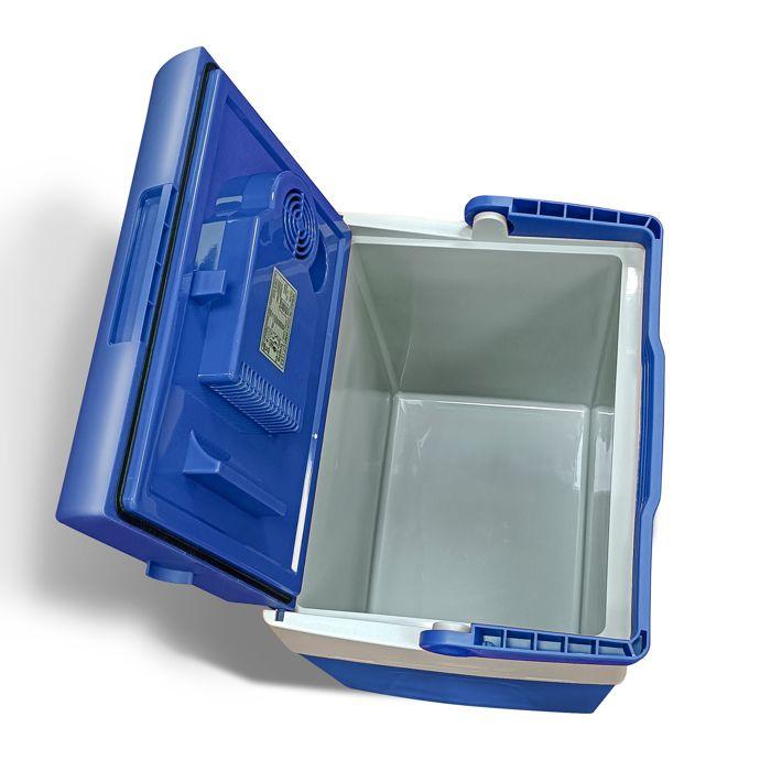 Glacière Électrique Portable 28 Litres, 12V / 220 - 240V Voiture Et Camping Briebe CF1153BLU 55W Bleu 03899