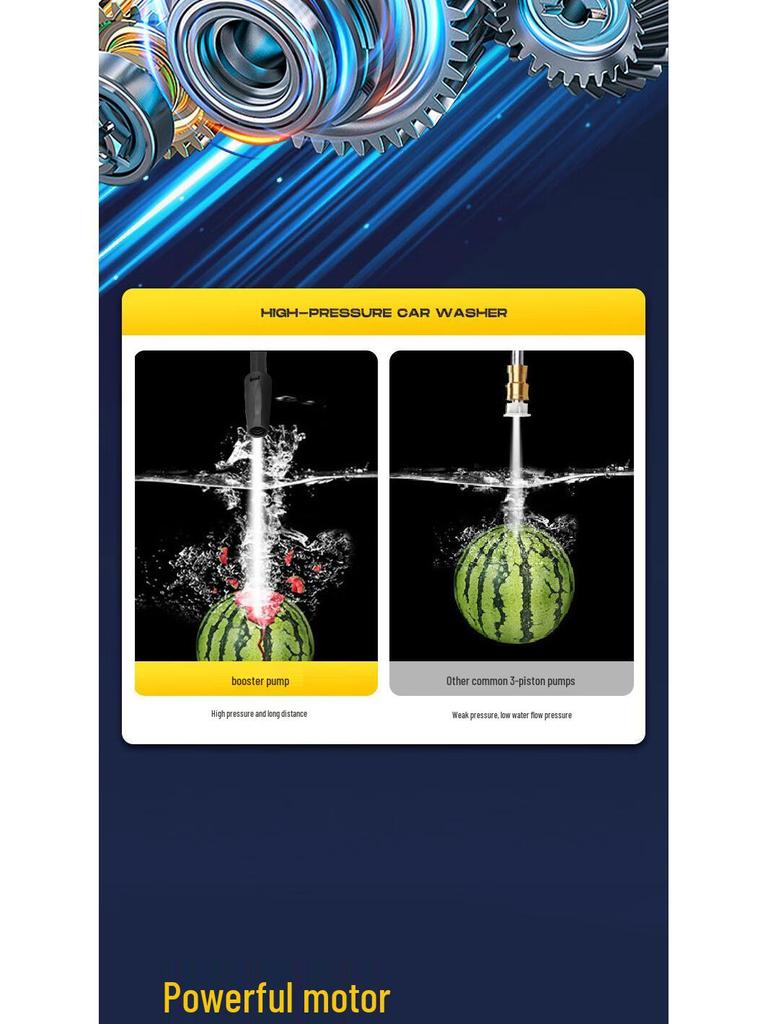 Wireless High-Pressure Electric Car Wash Gun