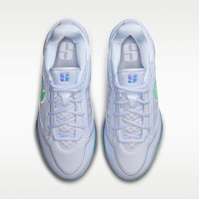 Baskets pour femmes Nike Sabrina 4 Chaussures de Basketball Unisexe Basse Mauve Clair/Vert Néon/Violet Atomique/Victory