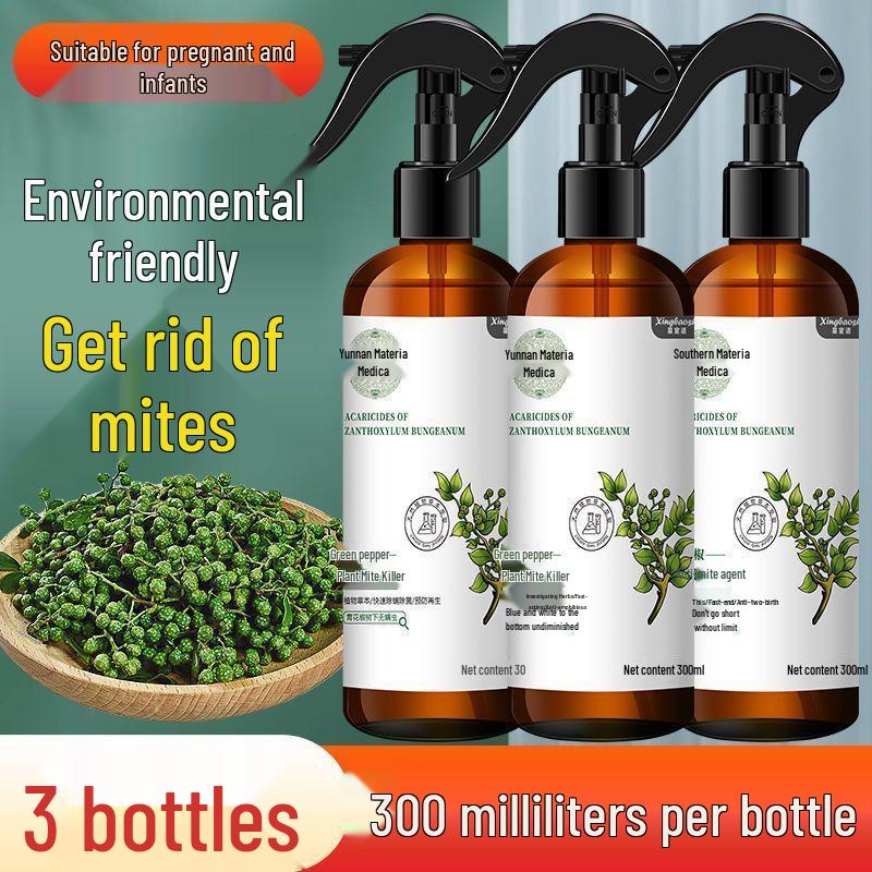 Yunnan Green Peppercorn Mite Removal Spray for Beds