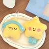 Soft Star Keychain Plush Toy Charm For Bags Backpacks Car Decoration