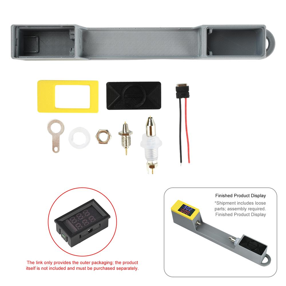 

DC 4-12V VR452 Internal Resistance Tester 0.56 inch Double Digital Display Battery Voltage Internal Resistance Tester