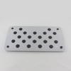 Universell Bil Aluminium Gummi Häl Pedal Matta