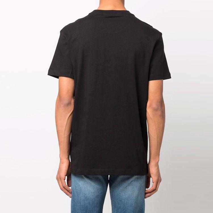 Calvin Klein Letter Print T-Shirt Men Tops Black J30J319715-BEH