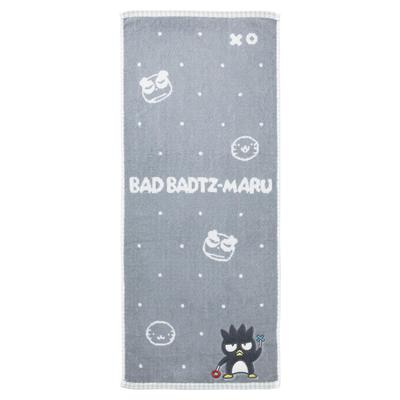 Marushin Face Sanrio and Cute Antibacterial and 3005067100 Towel, Badtz-Maru Badtz-Maru Character, Deodorizing,