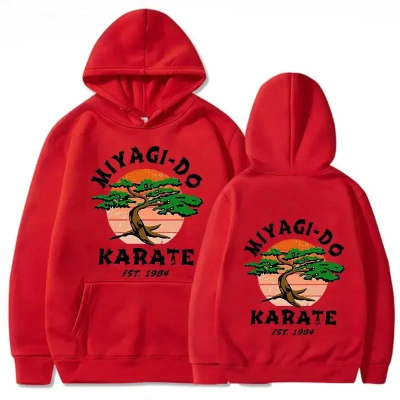 Classic Anime Hoodie Cobra Kai Miyagi Do Autumn and Winter Hoodie Men's Fashionable and Comfortable Pullover