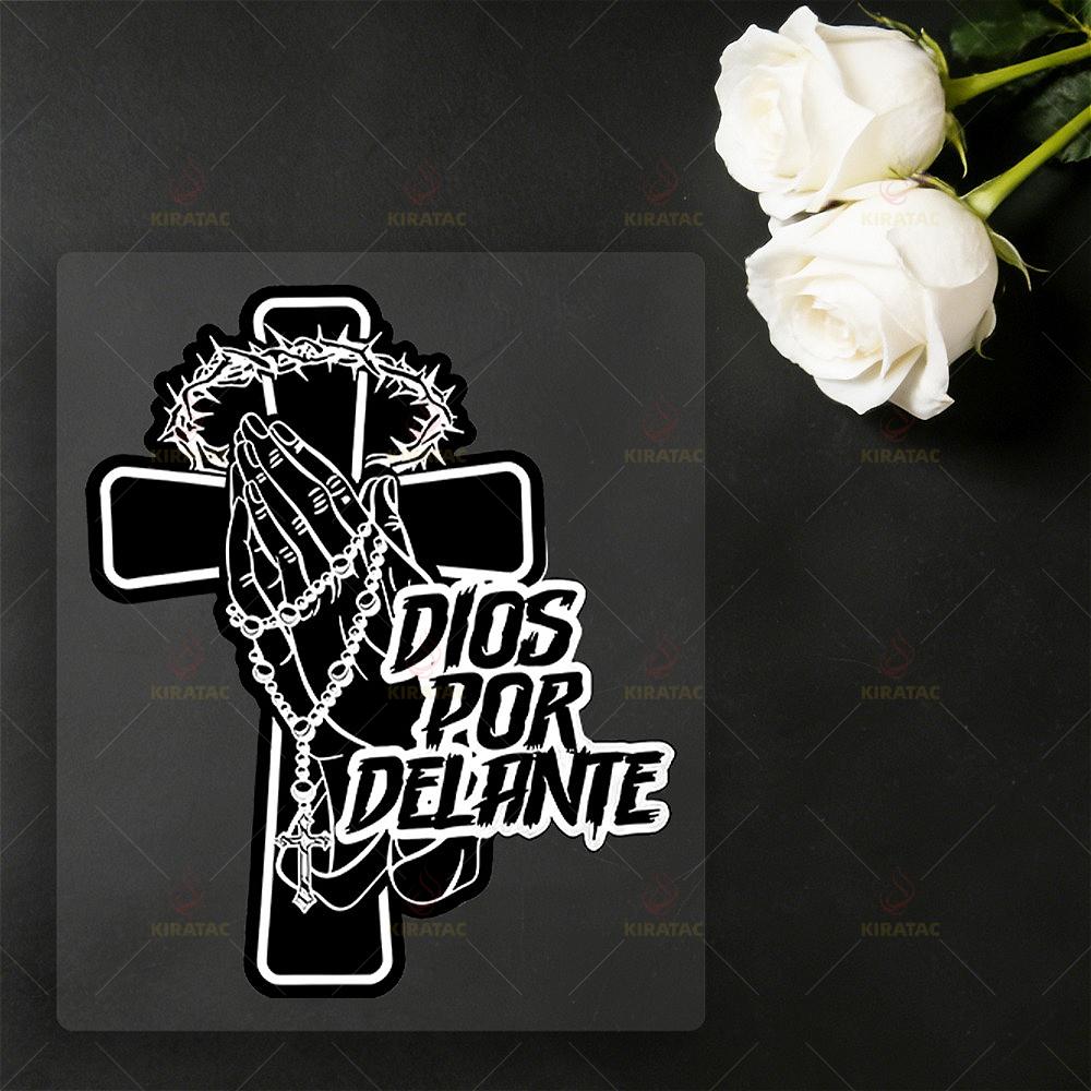 1pc God Light My Way Car Sticker Waterproof for Car Windows Trunk Door Motomike Fairing Fuel Tank Scooter Universal Vinyl Decals