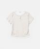 MARIE CLAIRE Flower Punching Layered Short Sleeve T-Shirt (Magbts50Miv)