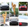 3Pcs Christmas Car Decorations Car Reindeer Antlers Red Nose Kit Festive Auto Accessories
