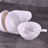 Durable Melamine White Soup & Rice Bowl – Imitation Porcelain, Drop-resistant, Commercial Grade, Multi-Purpose Small Bowl