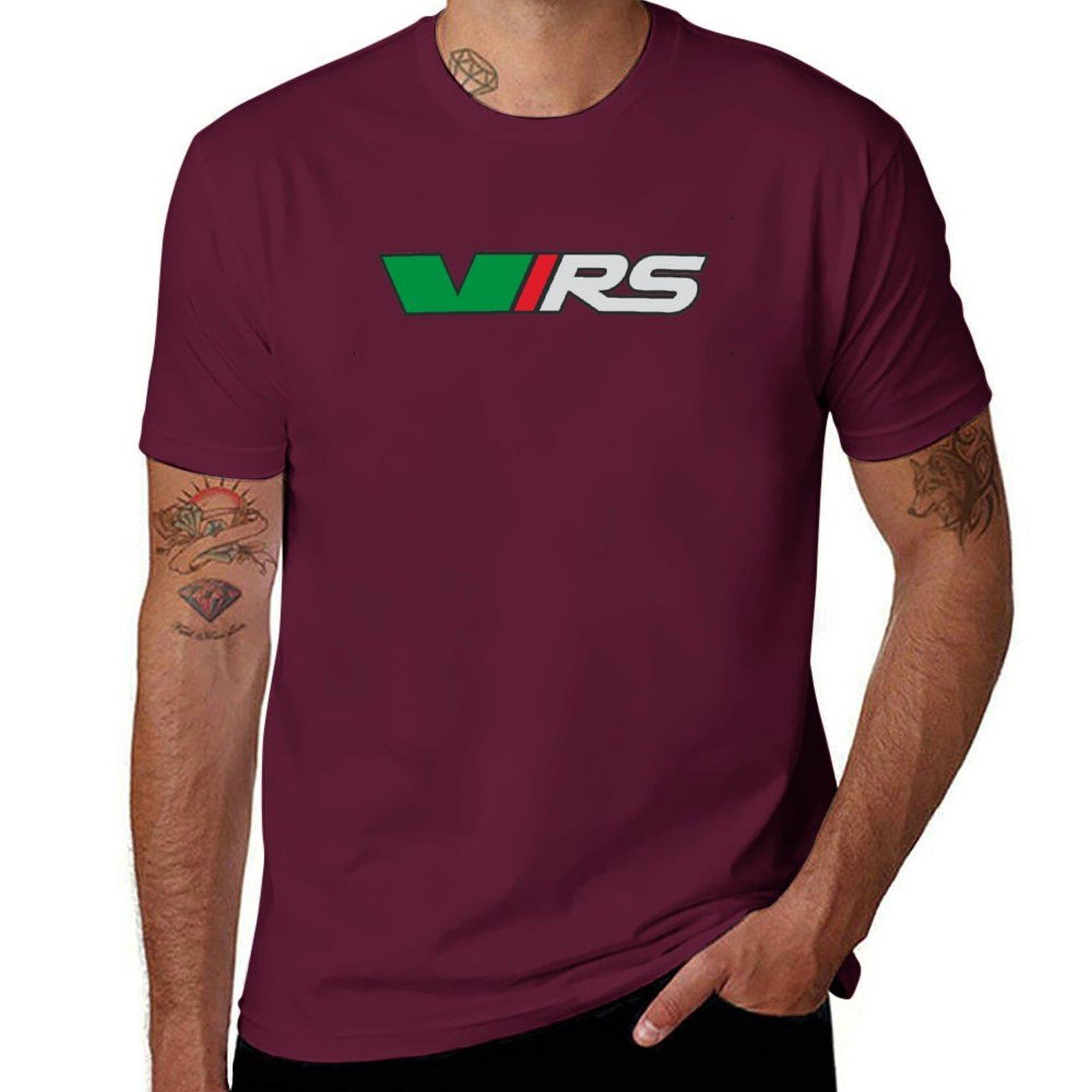 XIXI Fashion Skoda Vrs T-shirt vintage kleding oversized schattige tops nieuwe editie herenkleding M