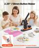 VEVOR Button Maker Machine, 2.28 inch/58mm Pin Maker, Installation-Free Badge Punch Press Kit