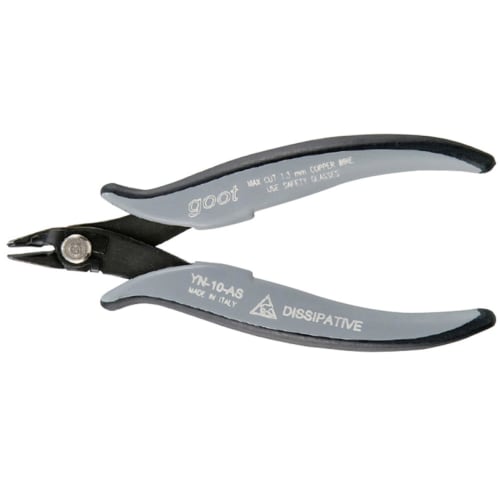 

Taiyo Electric Industry (goot) Precision Nippers, Anti-Static, Made by Italian Pizicom, YN-10AS