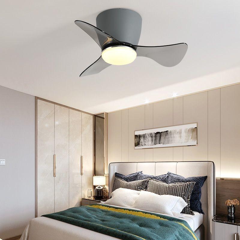 6-speed Mini 22 Inch LED Ceiling Fan With Light Household Inverter Ceiling Fan Lamp Adjustable Electric Ceiling Fan Light