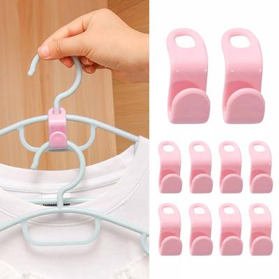 10/30/60Pcs Multi-function Clothes Hanger Mini Clothes Hanger Connector Hooks