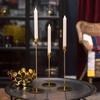 1pcs Nordic Style Modern Wrought Iron Candlestick Simple Candle Cup Romantic Candlelight Decoration Living Room Home Decoration