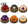 Halloween Party Favors 1/6Pcs Dumpling Stress Relief Toy, Devil Pumpkin Eyeball Skeleton Squeeze Gadget Anxiety Reduction Dough Bun Fidget Toy