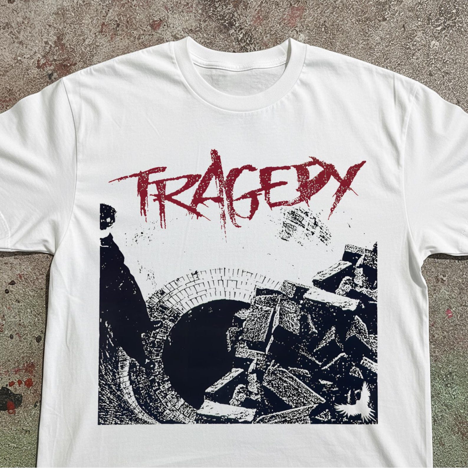 Tragedy Band T-Shirt, Crust Punk D-Beat Hardcore Apparel XL