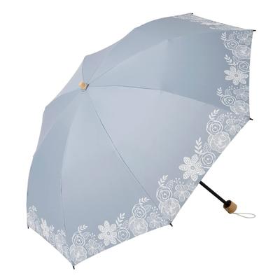 Folding Parasol Cool Plus UV Heat Shielding Folding Umbrella for Women 50cm X 8 Ribs Made of Fabric with Light Blocking Rate and or Higher UV Cut Rate