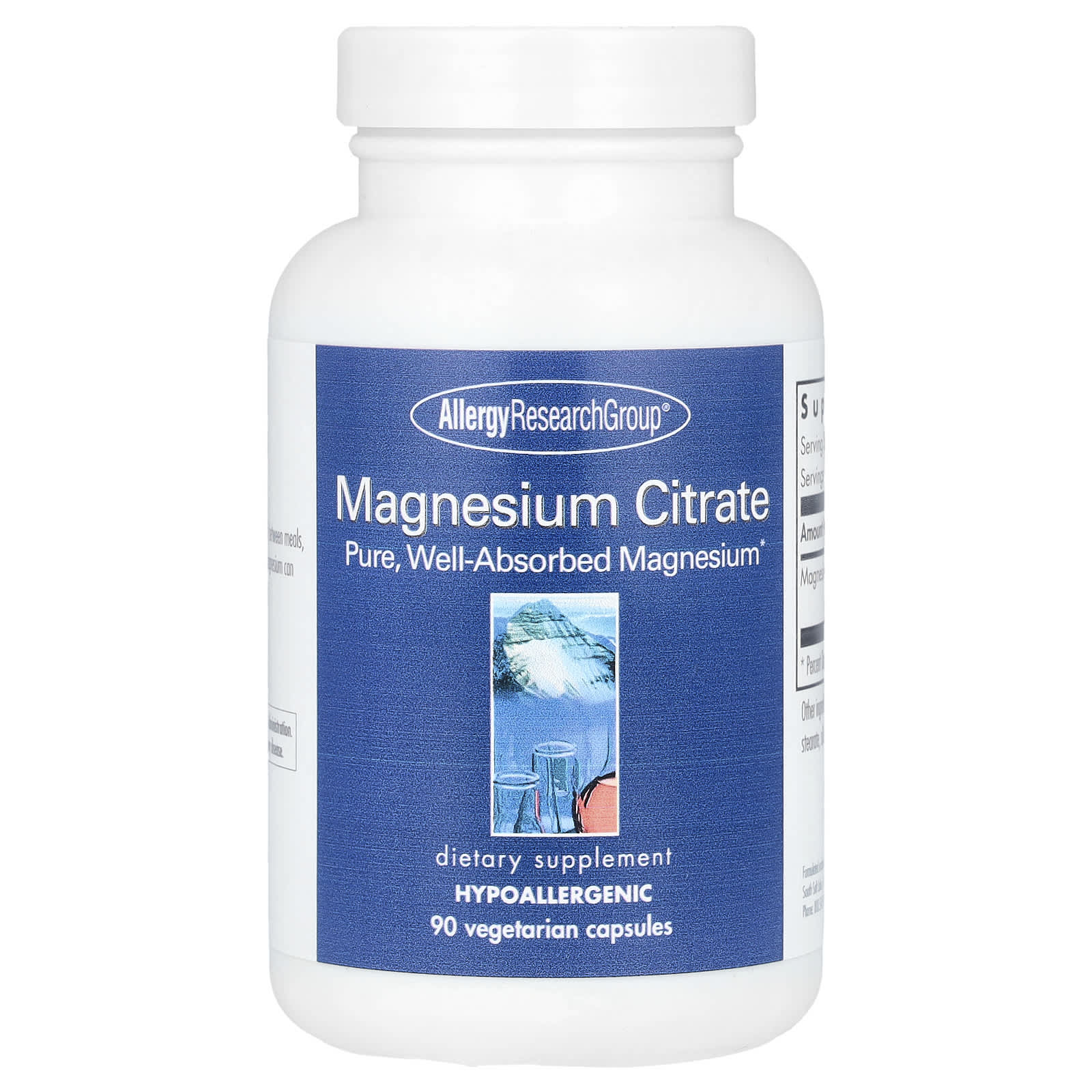 

Magnesium Citrate, 170Mg, 90 Veggie Caps