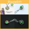 Unique Jojo Forest Green Enamel Rotatable Orb Accessory
