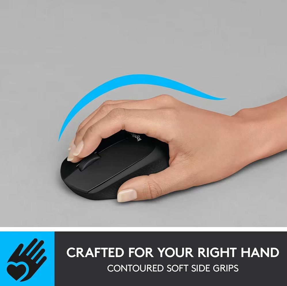 Logitech M330 Silent Mouse Wireless Mouse Office Mouse Right Hand Mouse with Wireless Micro Receiver - Random Shipment of New and Old Products