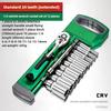 Industrial Grade Socket Key Set, Convenient Car Repair Tool, Manual Tool, Set Key,Cathrac KeySet 1/4 3/8 1/2 Car Repair Key Tool