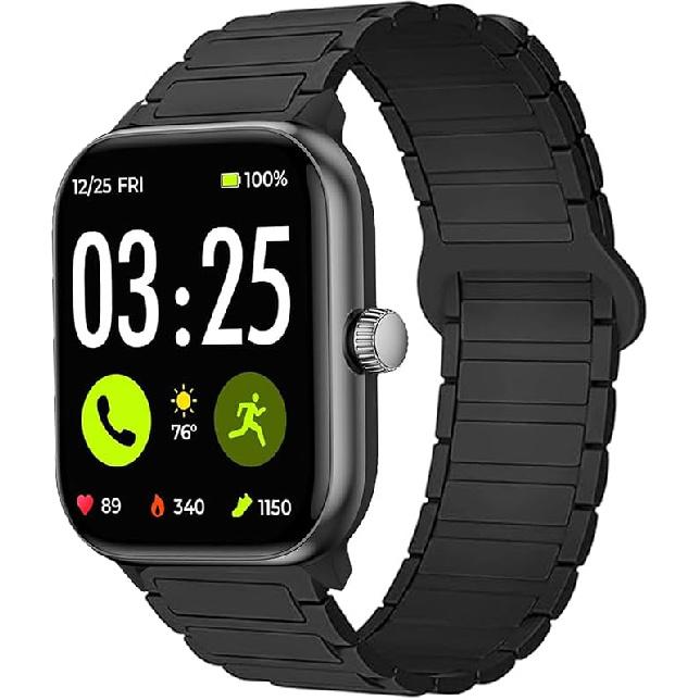 Compatible with Spade & Co Health Smartwatch 4 bands, Silicone Sport Strap Watchband Compatible with Spade & Co Health Smartwatch 4 1.85 Inches 22mm size band
