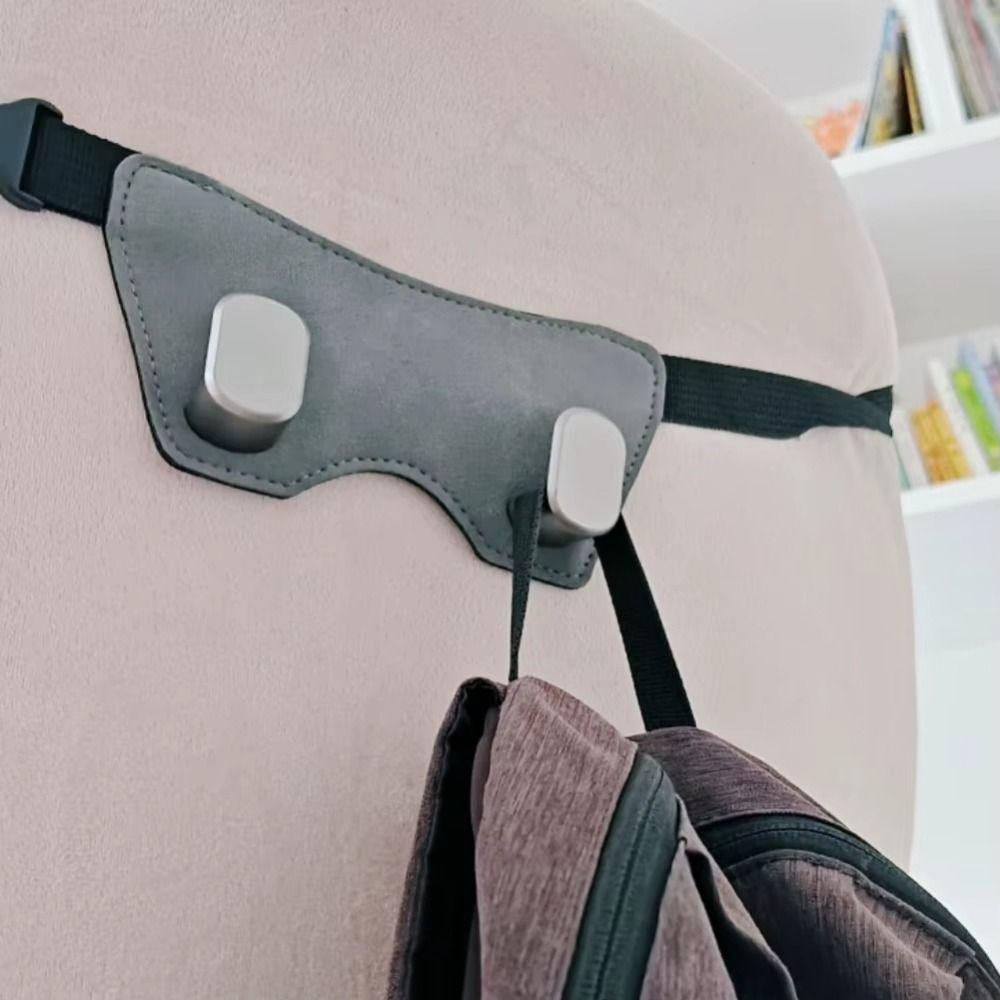 Double Hook Car Headrest Hook High Load-Bearing Automotive Seat Back Organizers Automotive Seat