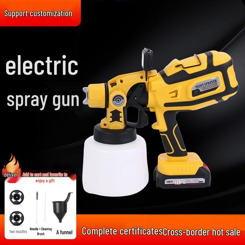 High-Power Portable Electric Paint Spray Gun for Latex Paint